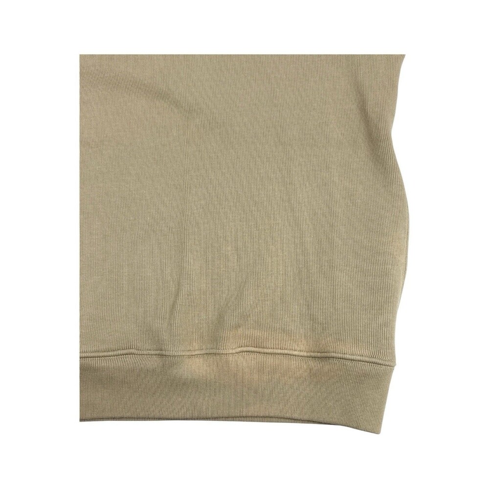 Lacoste Classic Fit 1/4 Zip Sweatshirt Tan Beige Cotton Pullover Men’s S - Picture 6 of 9